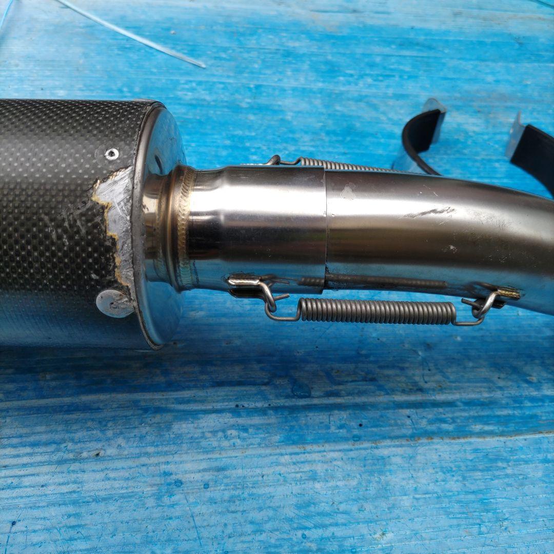 バリオス2　ノジマ FASATMマフラー 本体 カーボンファイバー