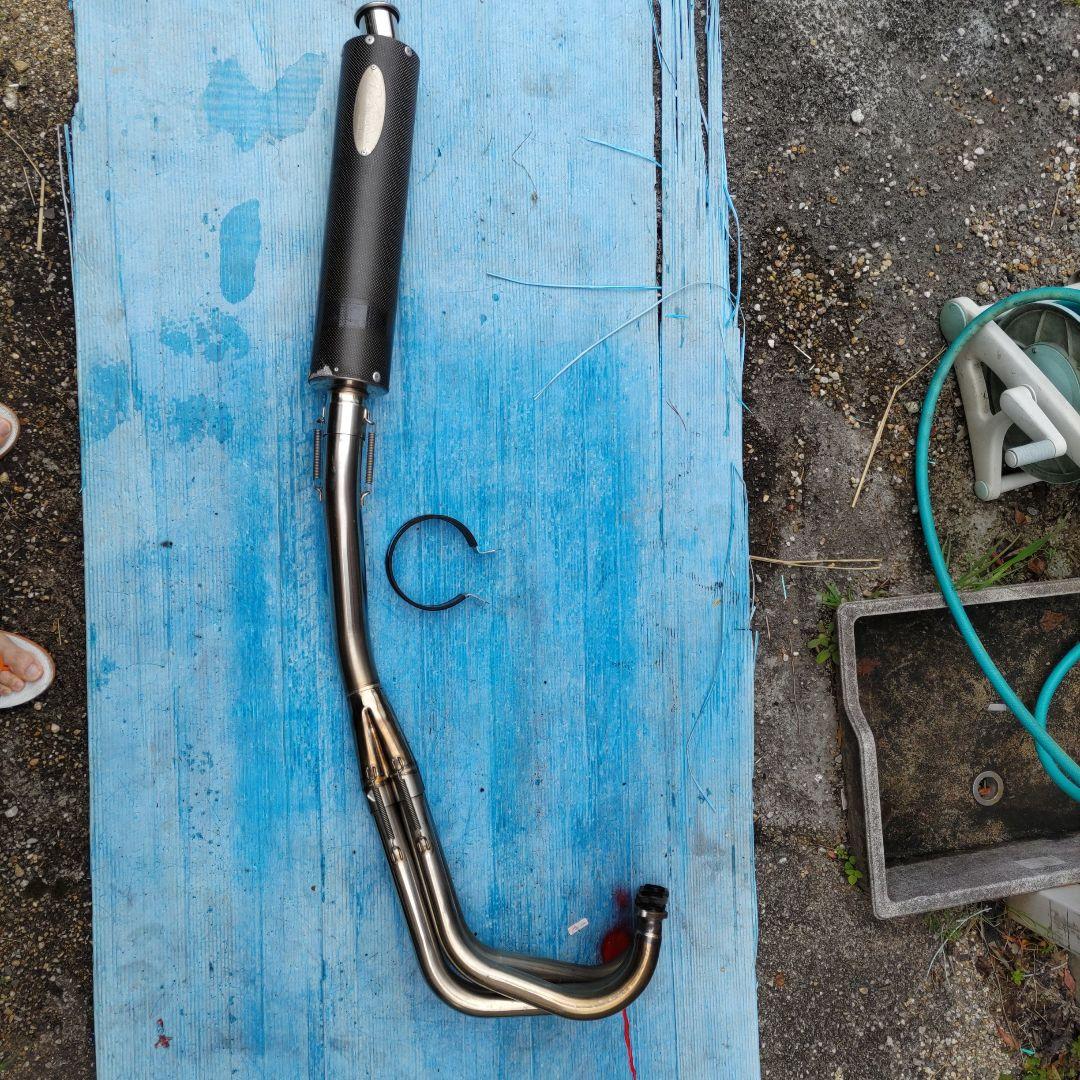 バリオス2　ノジマ FASATMマフラー 本体 カーボンファイバー