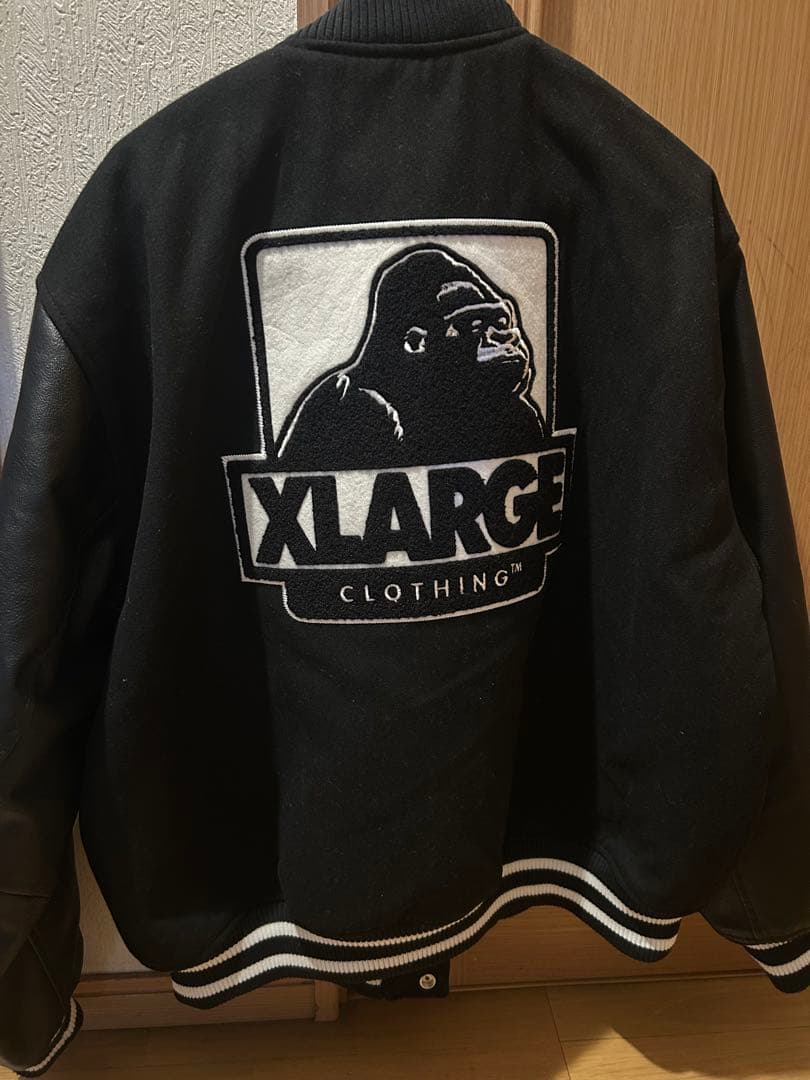XLARGE スタジャン VARSITY JACKET XL 黒