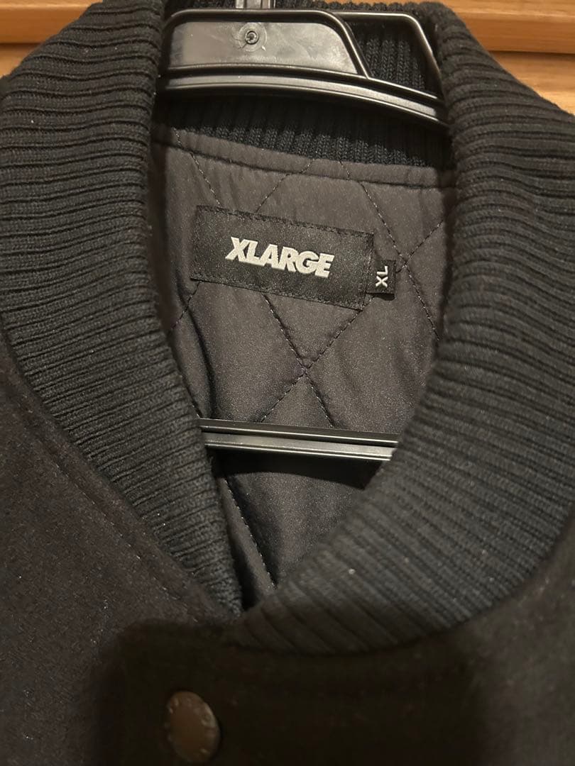 XLARGE スタジャン VARSITY JACKET XL 黒
