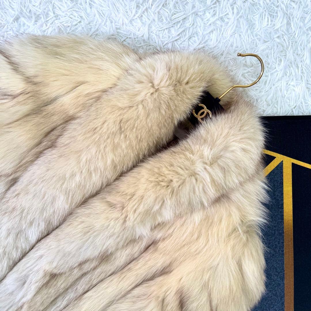 ROTINY×SAGA FOX ブルーフォックス　ファーコート　クロップド　毛皮