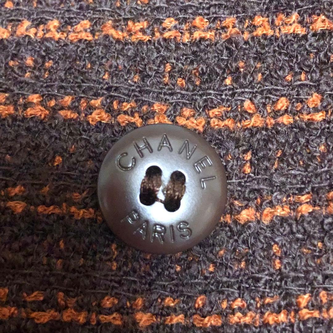 CHANEL ブラウン テーラードジャケット Pコート