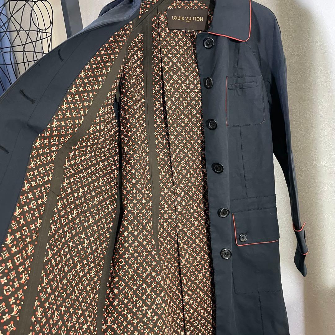 t*a様 Louis Vuitton トレンチコート 34サイズ ネイビー