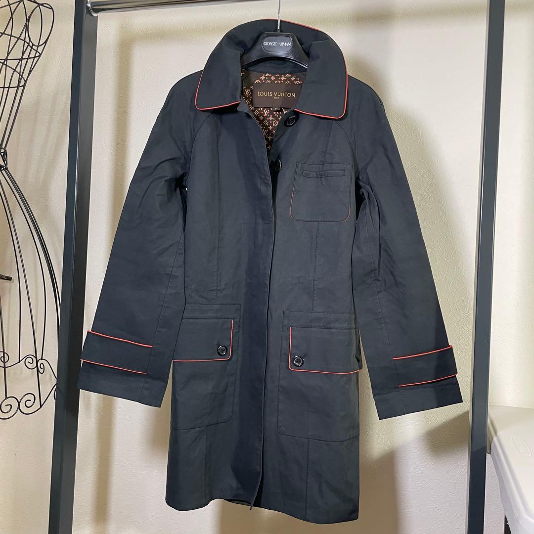 t*a様 Louis Vuitton トレンチコート 34サイズ ネイビー