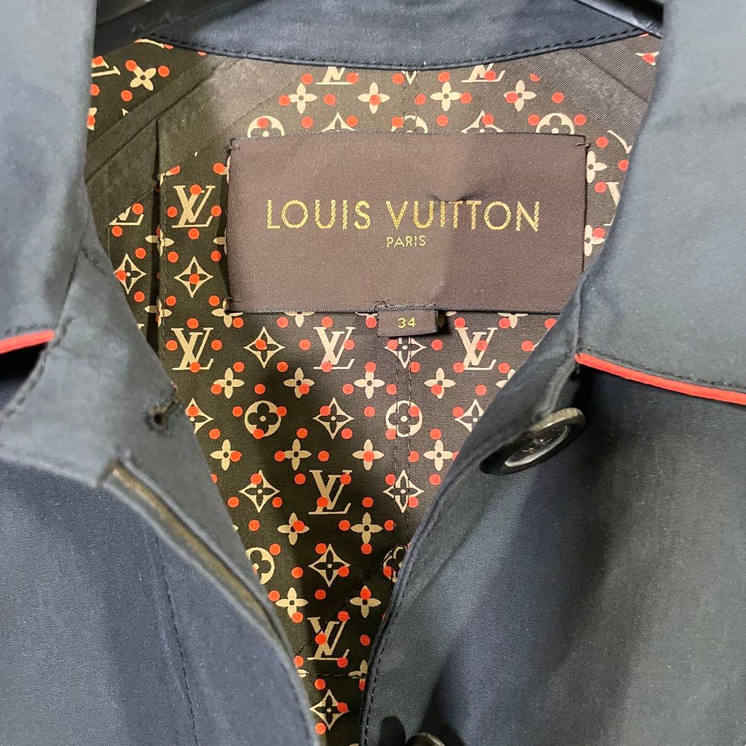 t*a様 Louis Vuitton トレンチコート 34サイズ ネイビー