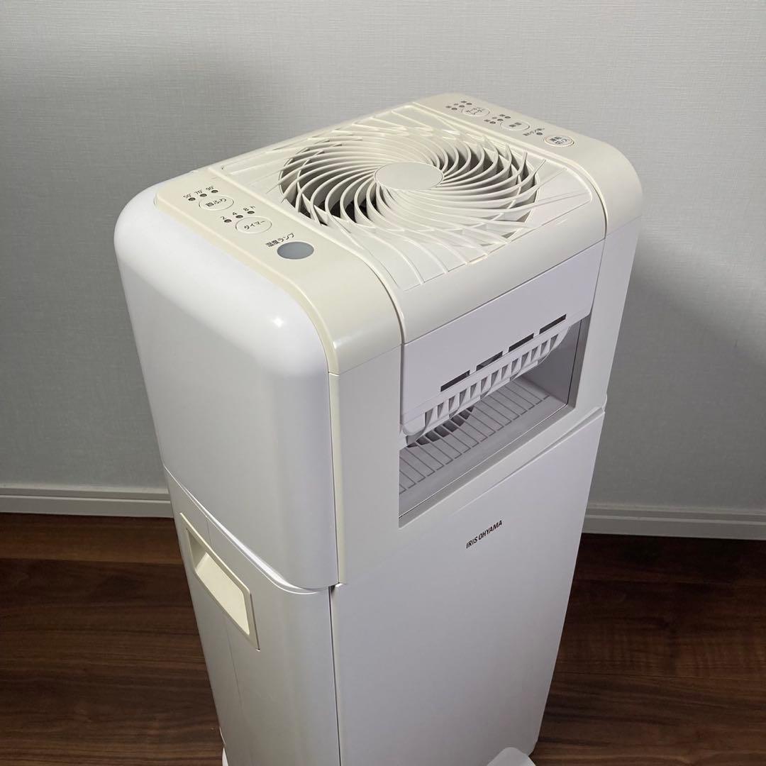 【美品】アイリスオーヤマ　サーキュレーター衣類乾燥機除湿機　IJDC-K80-W