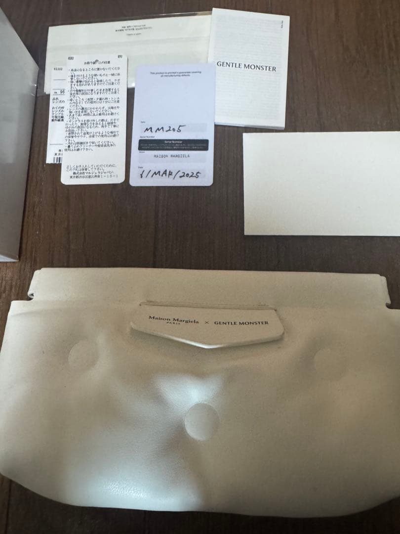完売GENTLE MONSTER ×マルジェラコラボサングラス