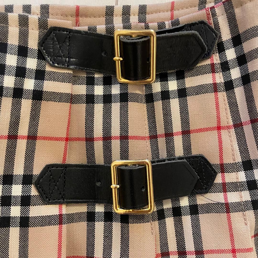 Burberry バーバリーブルーレーベル プリーツミニスカート サイズ36