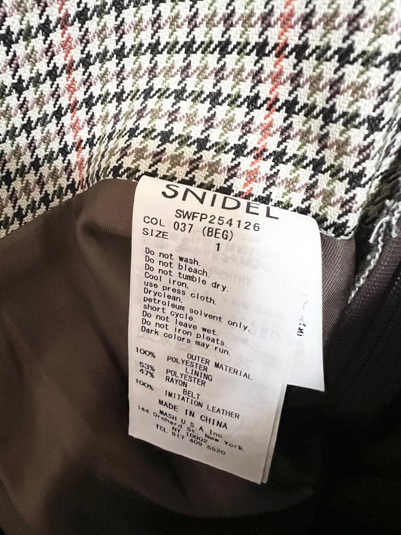 snidel プリーツスカショーパン 1