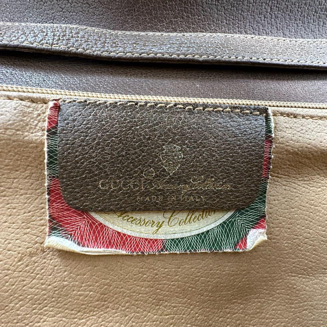 【美品】 GUCCI オールドグッチ ショルダーバッグ 2way 保存袋付き