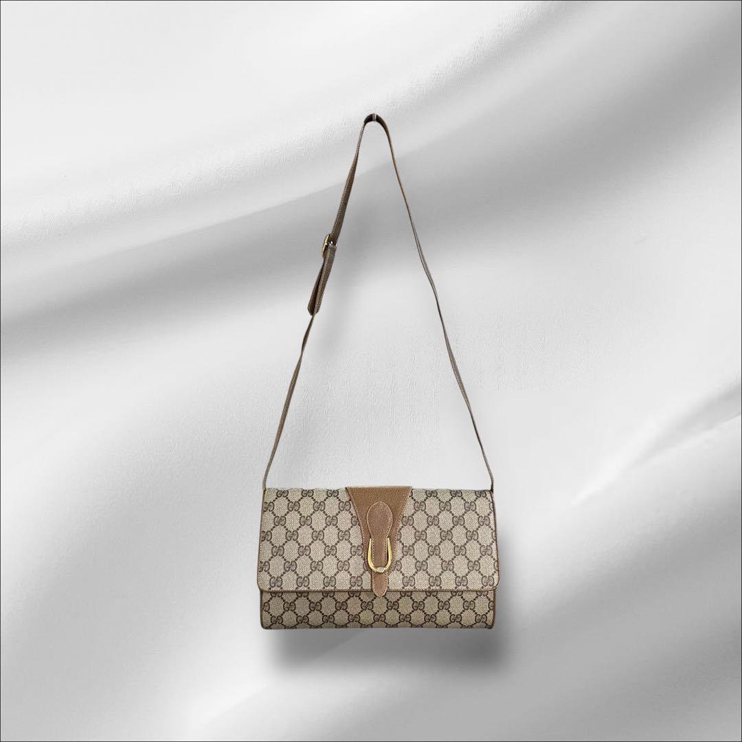 【美品】 GUCCI オールドグッチ ショルダーバッグ 2way 保存袋付き