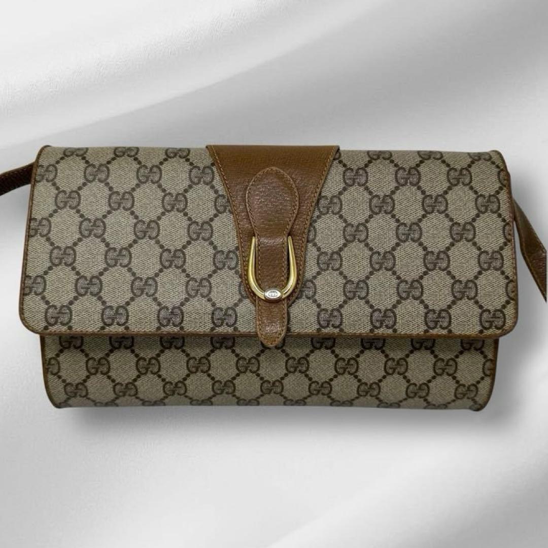 【美品】 GUCCI オールドグッチ ショルダーバッグ 2way 保存袋付き
