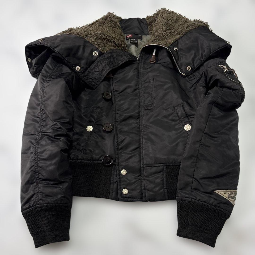 ✨大人気✨希少品DIESELディーゼル N2B MA-1 フライトジャケット黒