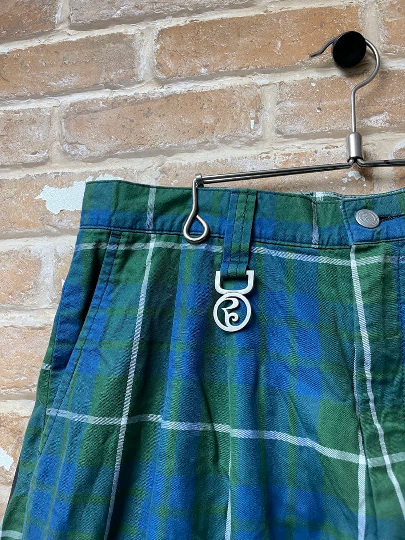 ROLLING CRADLE スラックス　チェックスラックス　ワイドスラックス