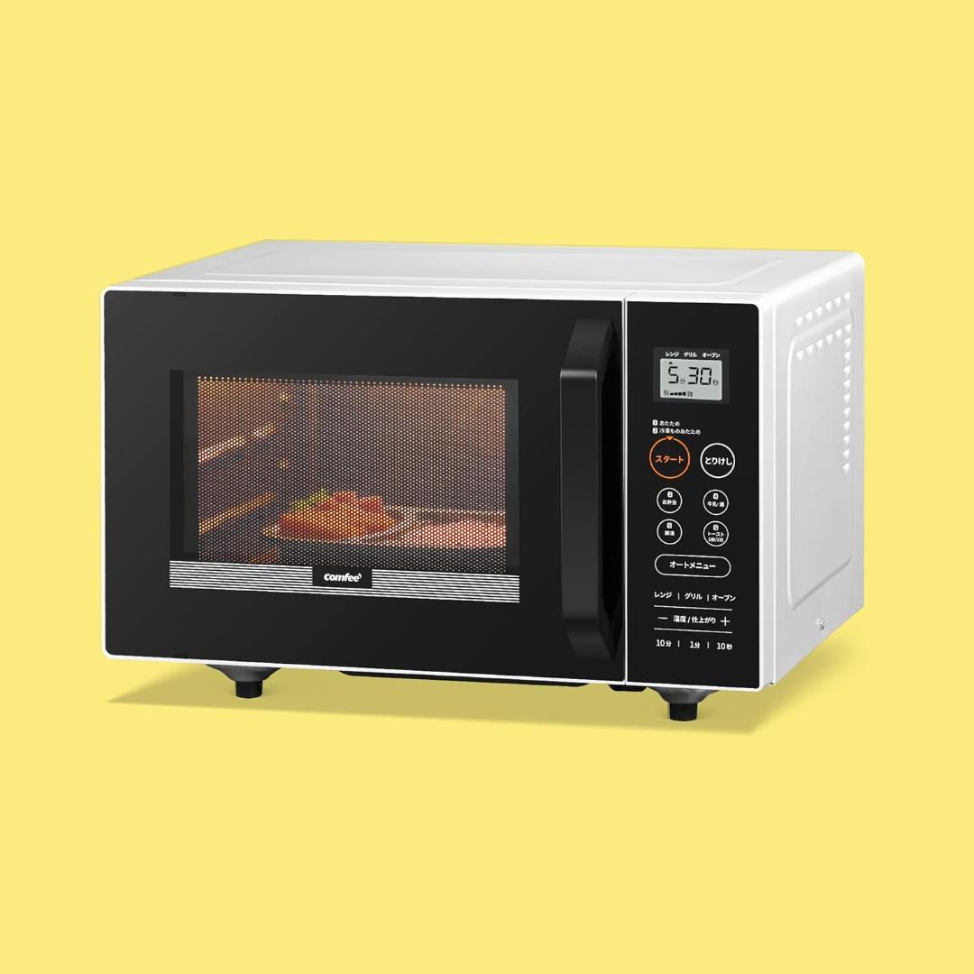 COMFEE' オーブンレンジ 16L フラットテーブル ヘルツフリー 最大65