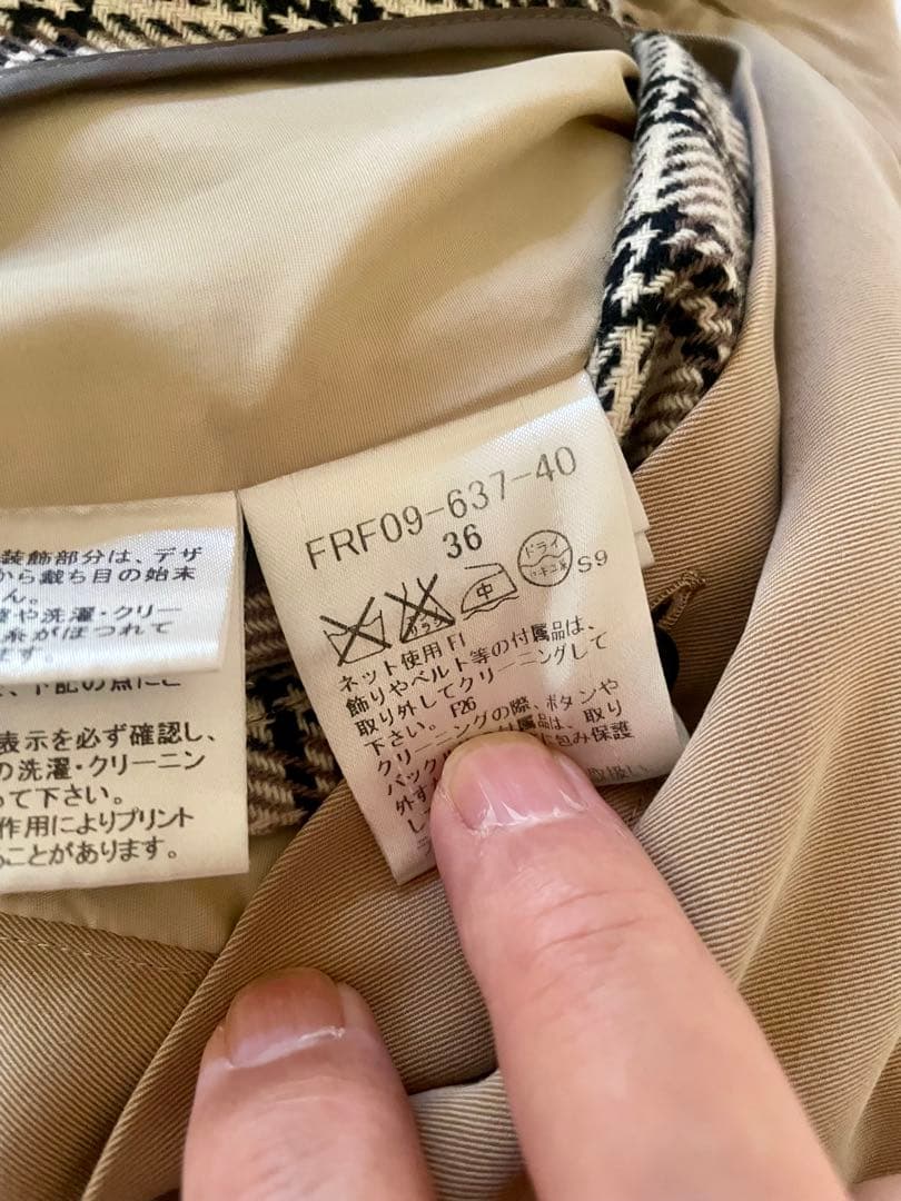 BURBERRYトレンチコート チェックライナー