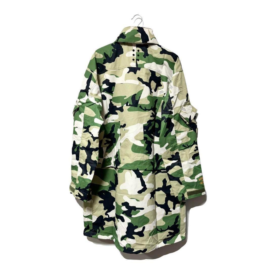 新品 ラッセルノ ゴルフ 2Way カスタム ロング ジャケット カモ L 5