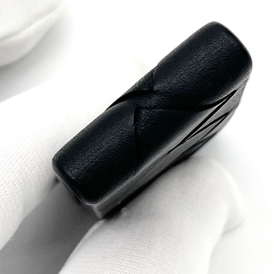 【美品】ボッテガヴェネタ　マネークリップ　イントレチャート　レザー　ブラック