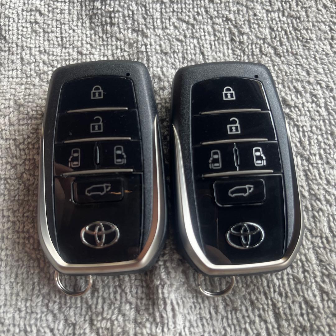 『未使用』40系ヴェルファイア 5つボタンスマートキー 2個セット