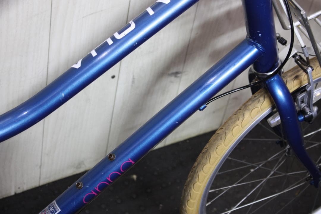 ANNAアンナ クリーム 20インチ 7速 アルミ380mm 青minivelo