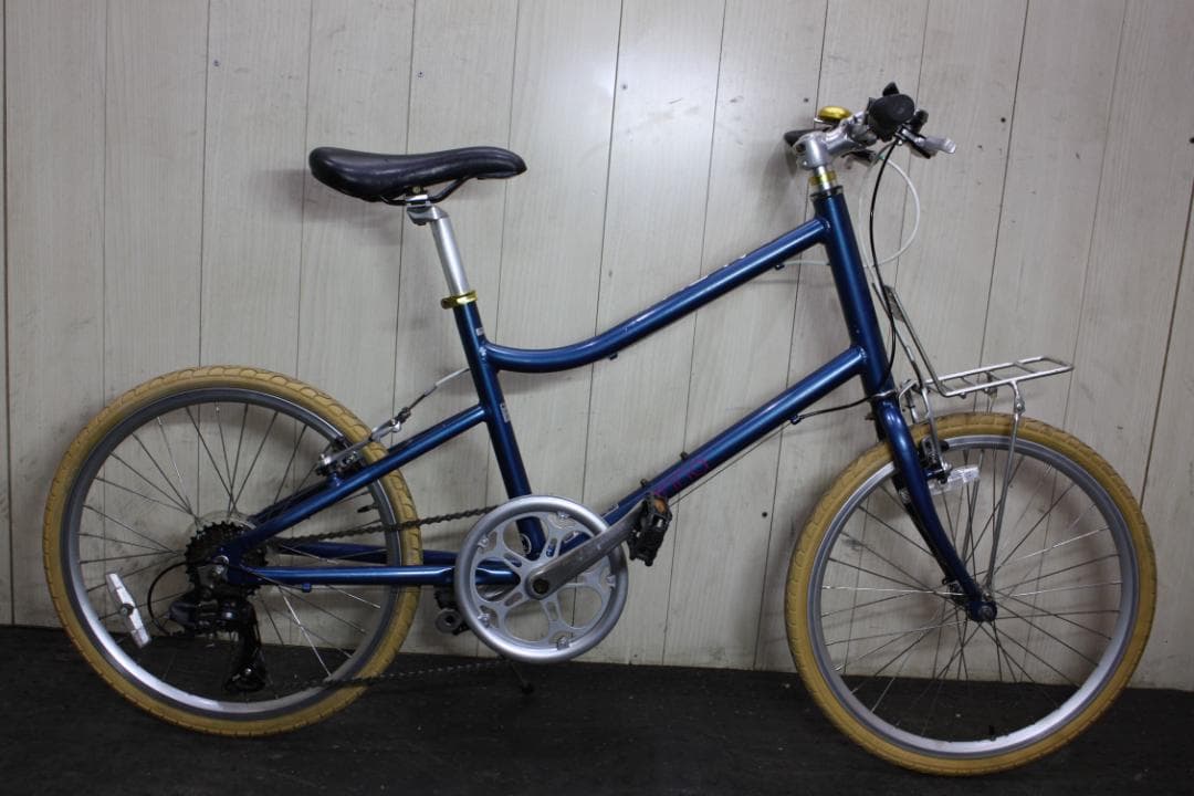 ANNAアンナ クリーム 20インチ 7速 アルミ380mm 青minivelo