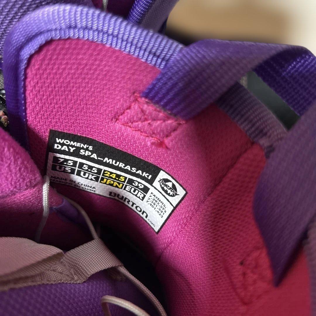 【週末限定値下げ！】女性用　スノーボードブーツ 黒/紫　BURTON