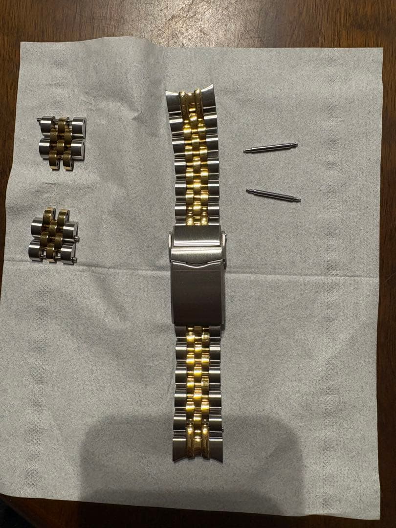 タイコノート　20mm メタル時計バンド ステンレススチール ジュビリー