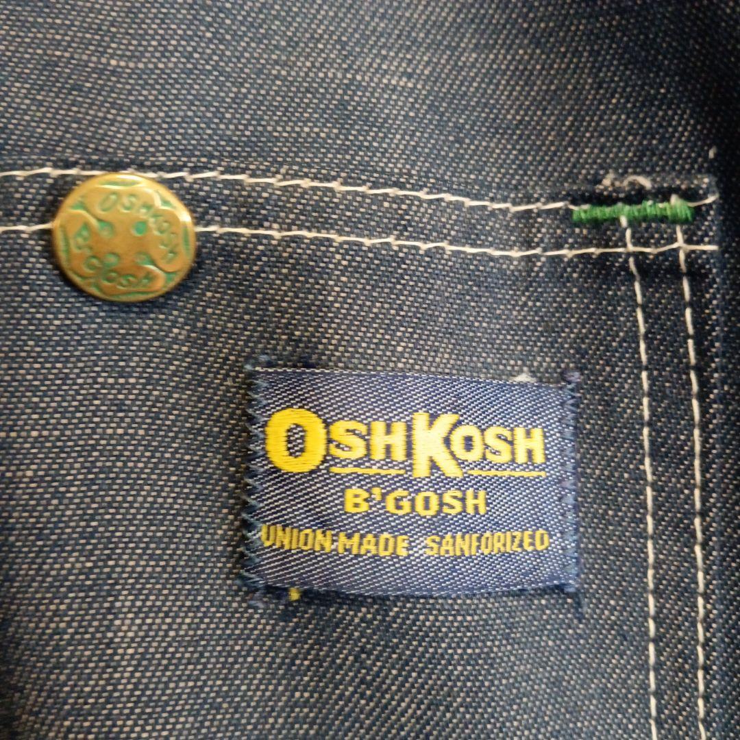 r*a様 【希少60s乳首ボタン】OshKosh USA製 カバーオール ビンテ