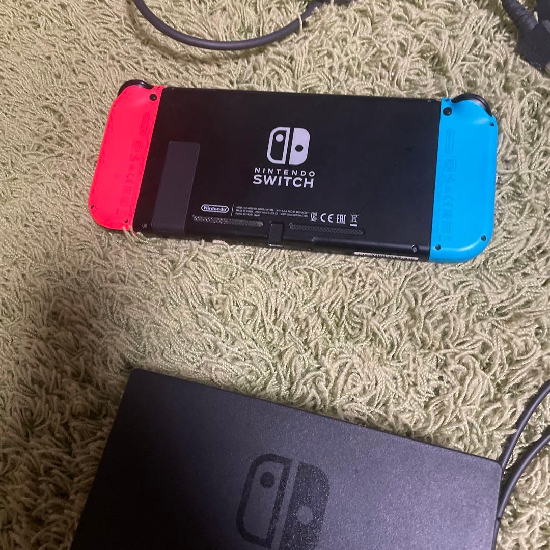 Nintendo Switch 本体 青/赤 箱　説明書無※注意有り