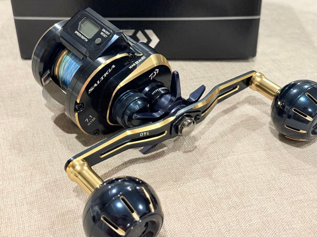 【美品】ダイワ 21ソルティガIC 100H-DH