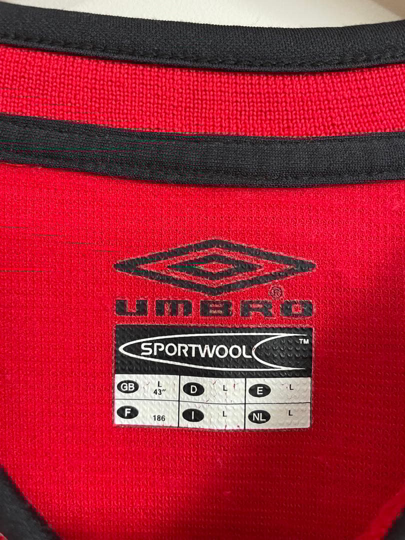 レア⭐️UMBRO マンチェスターユナイテッド 00/02 サッカーゲームシャツ