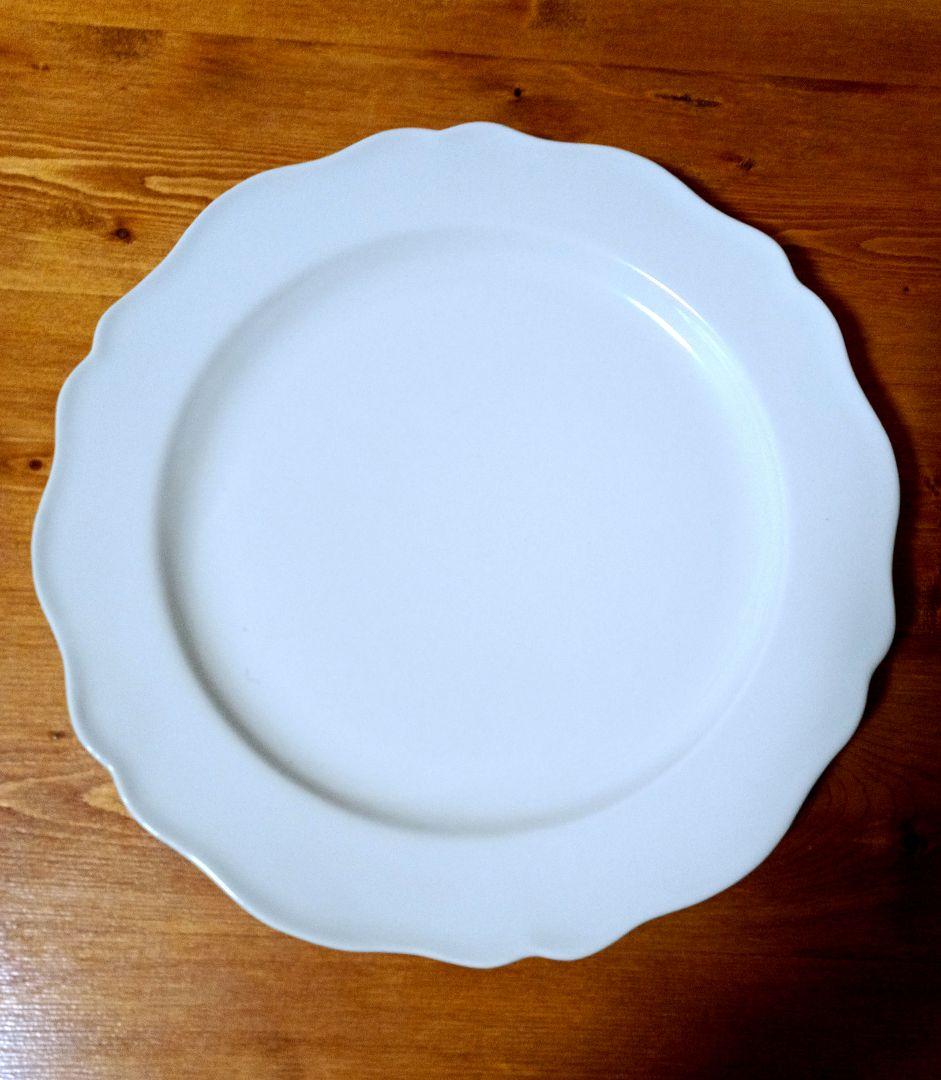 新品　石川隆児 フラワーリム プレート ホワイト