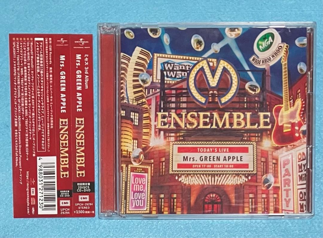 正規品 Mrs.GREEN APPLE ENSEMBLE 初回限定盤