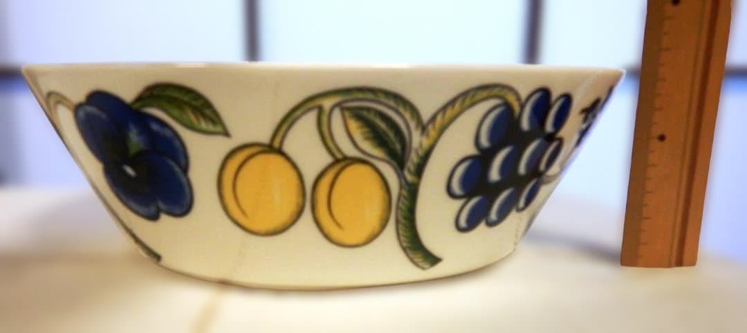 ARABIA アラビアパラティッシイエローのサラダボールセット ムーミンクッキー