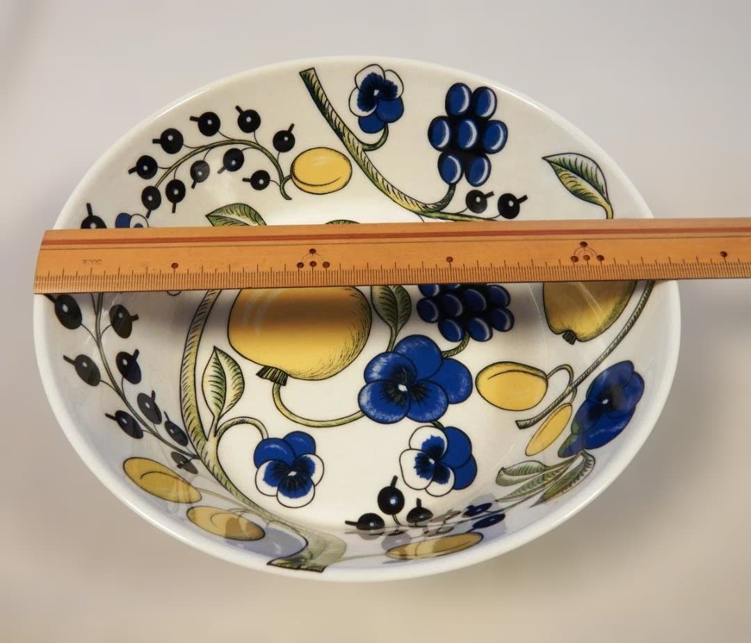 ARABIA アラビアパラティッシイエローのサラダボールセット ムーミンクッキー