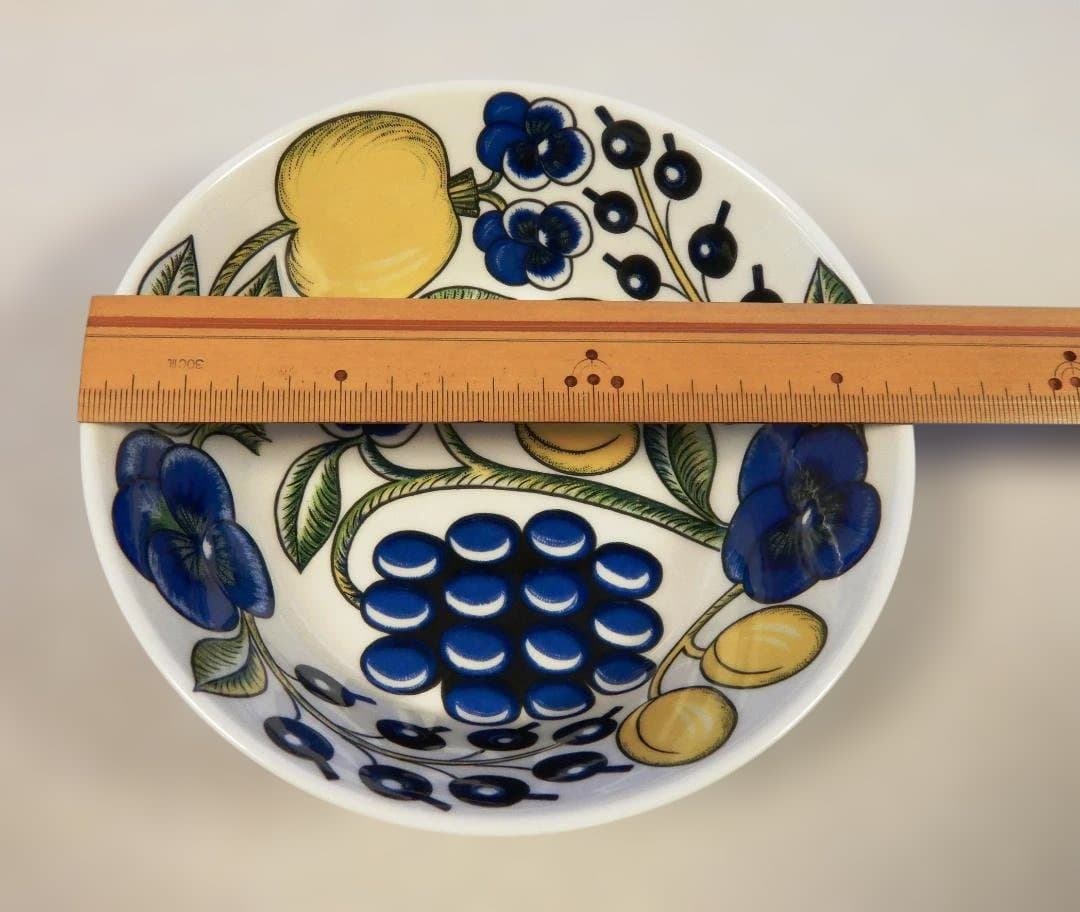 ARABIA アラビアパラティッシイエローのサラダボールセット ムーミンクッキー