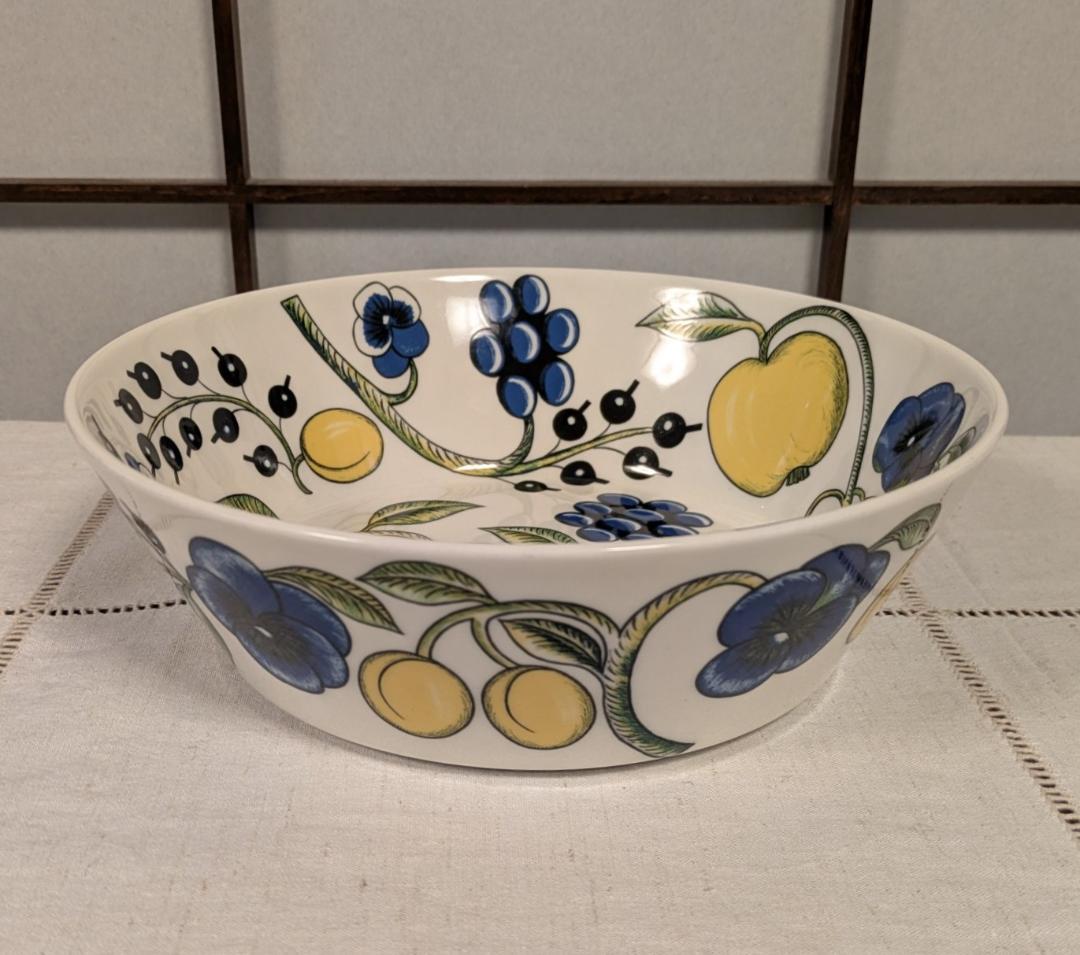 ARABIA アラビアパラティッシイエローのサラダボールセット ムーミンクッキー