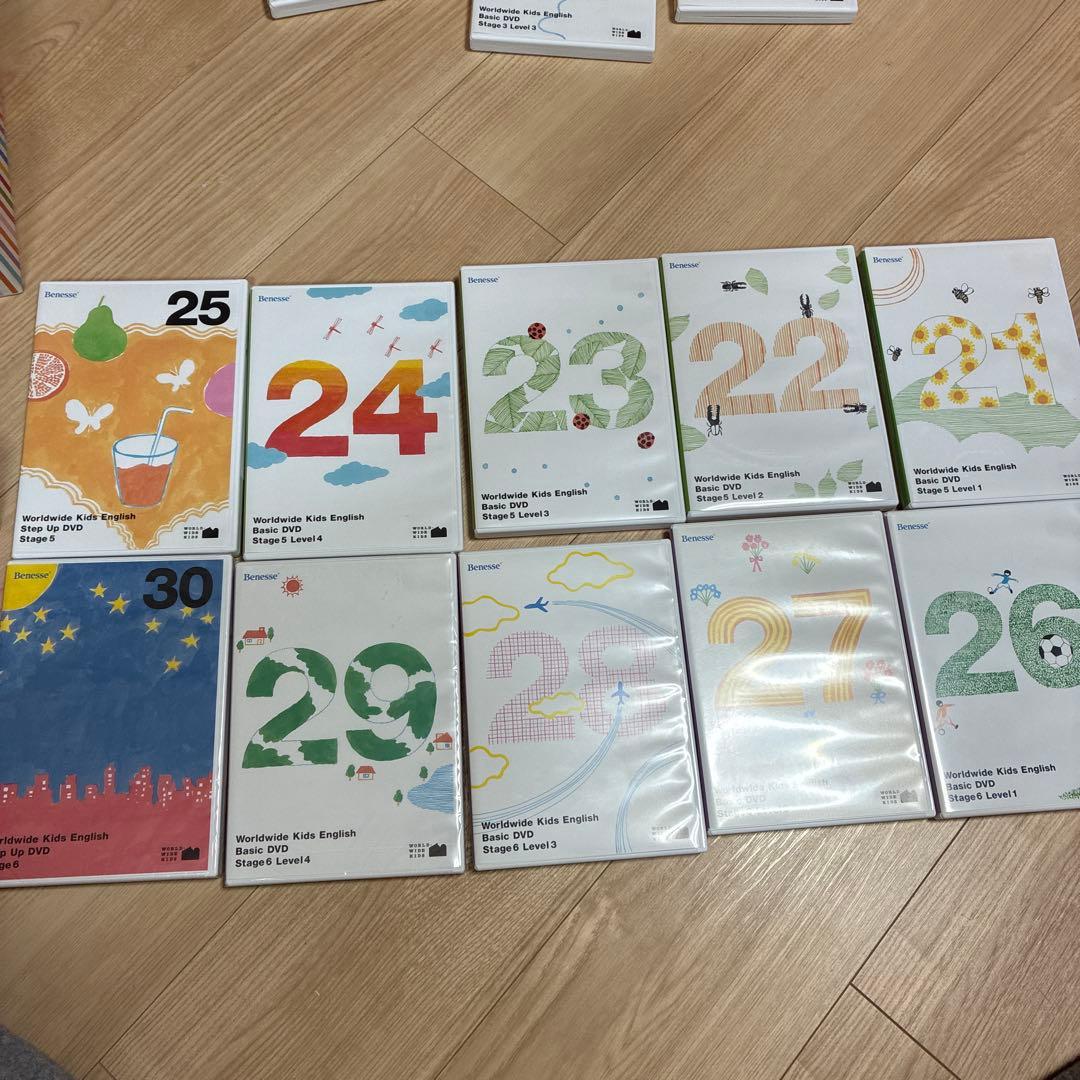 幼児英語教材ワールドワイドキッズ　DVD・CD ・CD-ROM パペット付き