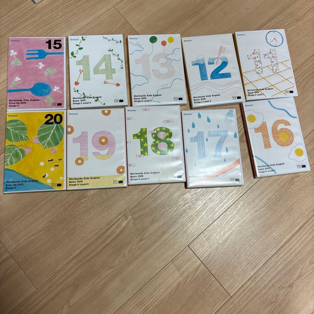 幼児英語教材ワールドワイドキッズ　DVD・CD ・CD-ROM パペット付き