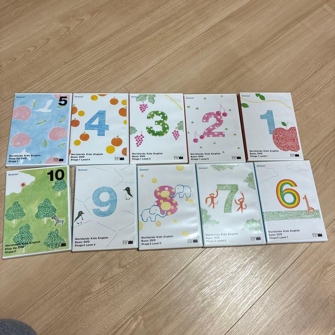 幼児英語教材ワールドワイドキッズ　DVD・CD ・CD-ROM パペット付き