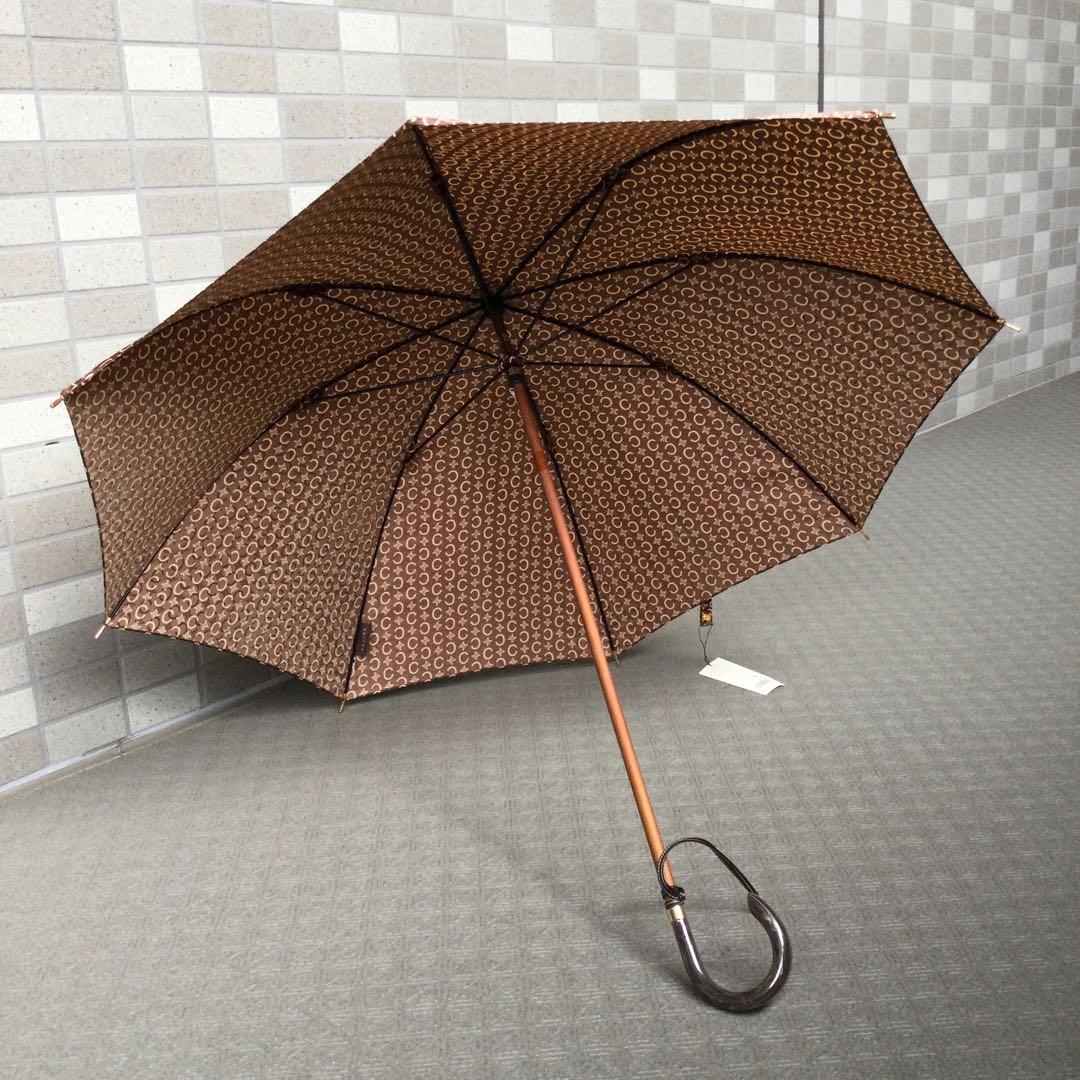 CELINE セリーヌ 長雨傘 未使用品 ブラウン系