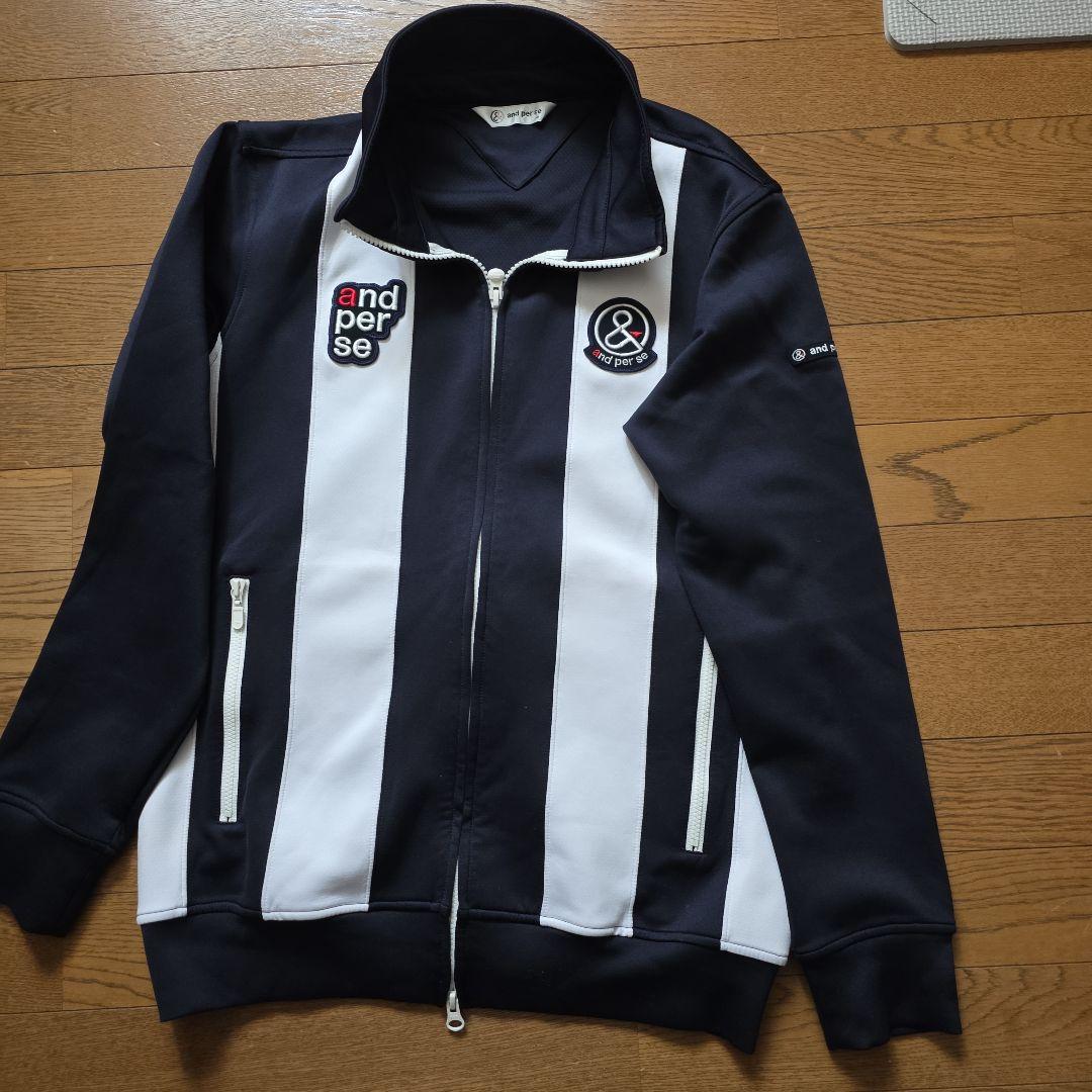 and per se ストライプ ジャケット M