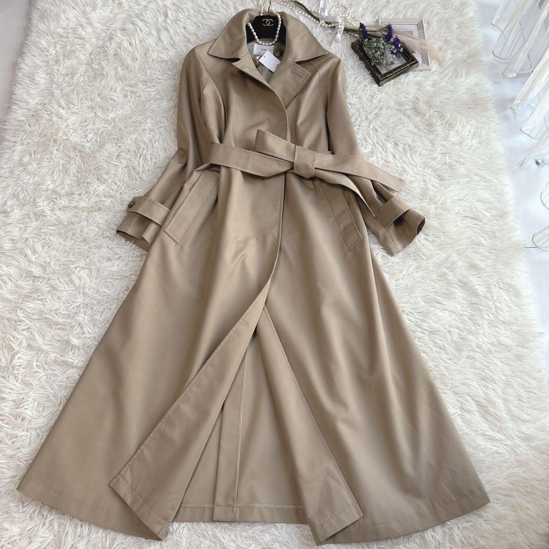 新品タグ付き ✨現行タグ23区 エステルギャバジン ロング トレンチコート