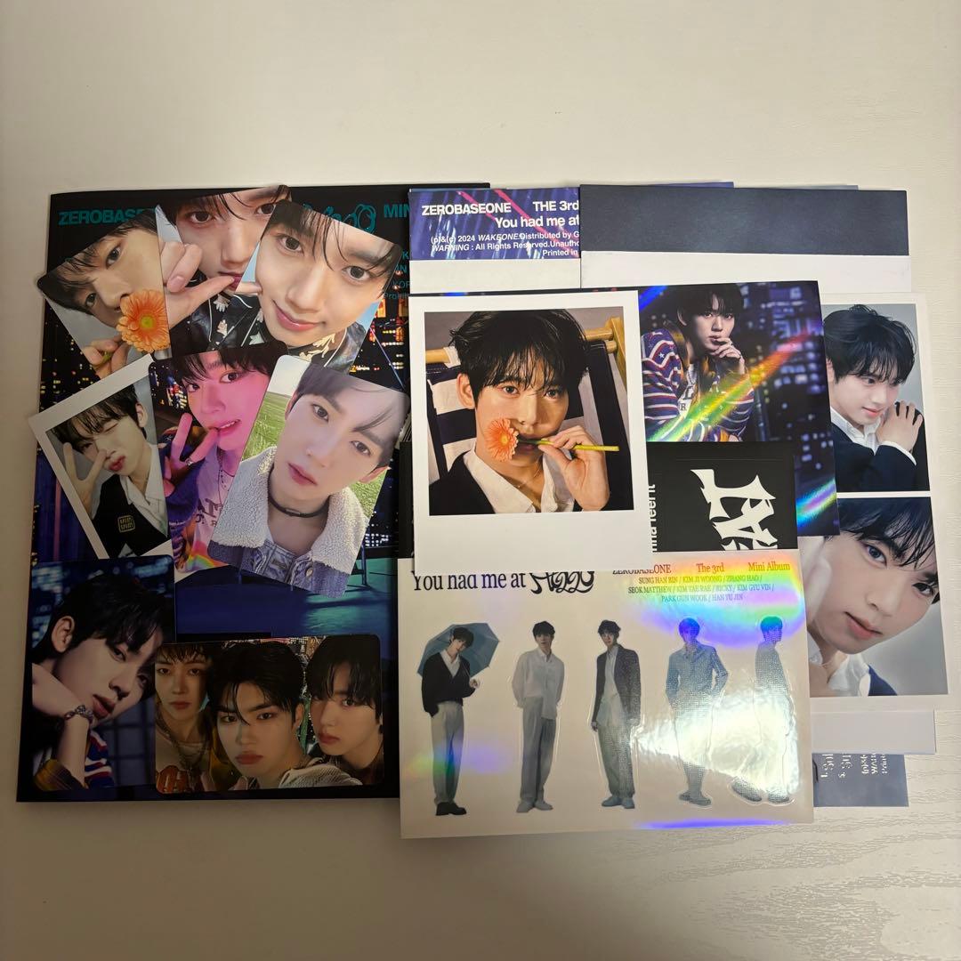 ZB1 ゼベワン ユジン HELLO チェキ トレカ 特典 ポスカ 封入 渋谷