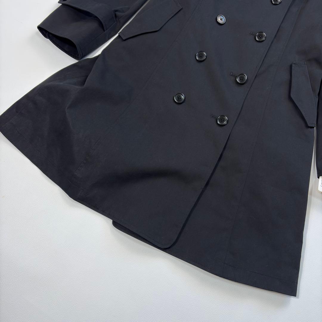 タグ付 LES MUES トレンチコート 5way 腰ベルト2本 ライナー付 黒
