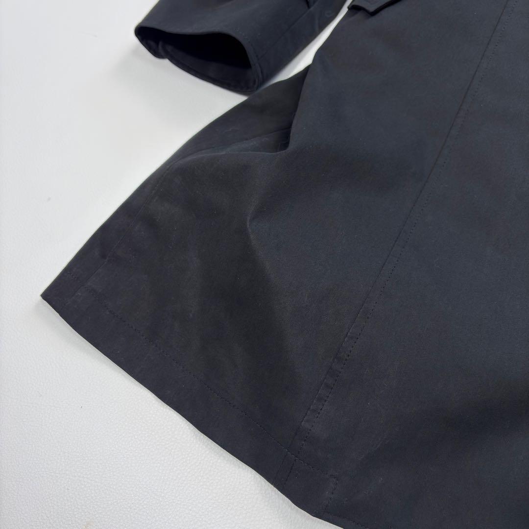 タグ付 LES MUES トレンチコート 5way 腰ベルト2本 ライナー付 黒