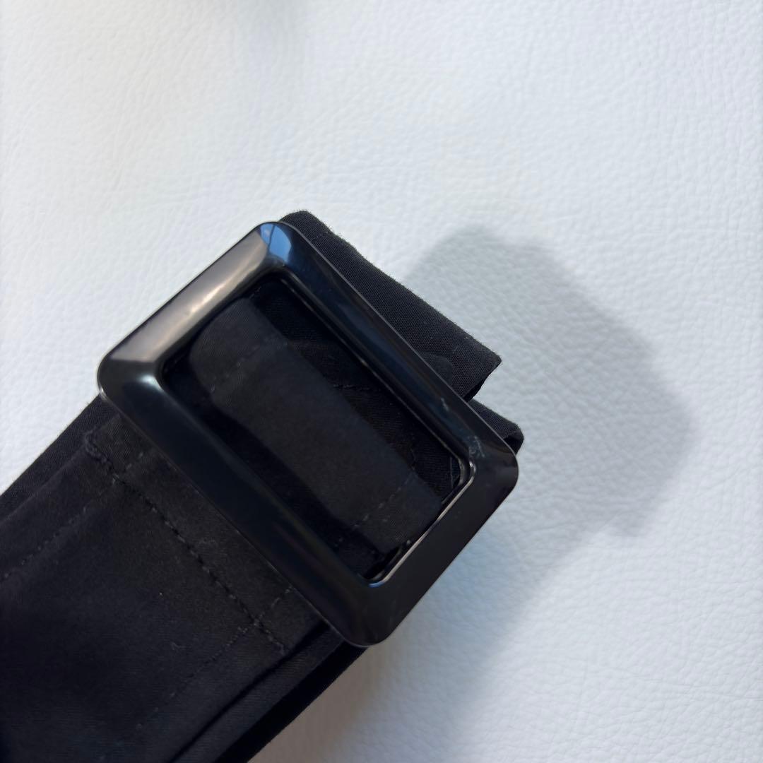 タグ付 LES MUES トレンチコート 5way 腰ベルト2本 ライナー付 黒