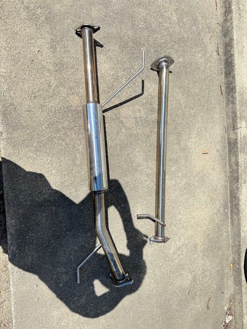 30アルファード 中間タイコ付マフラー 30ヴェルファイア 2WD