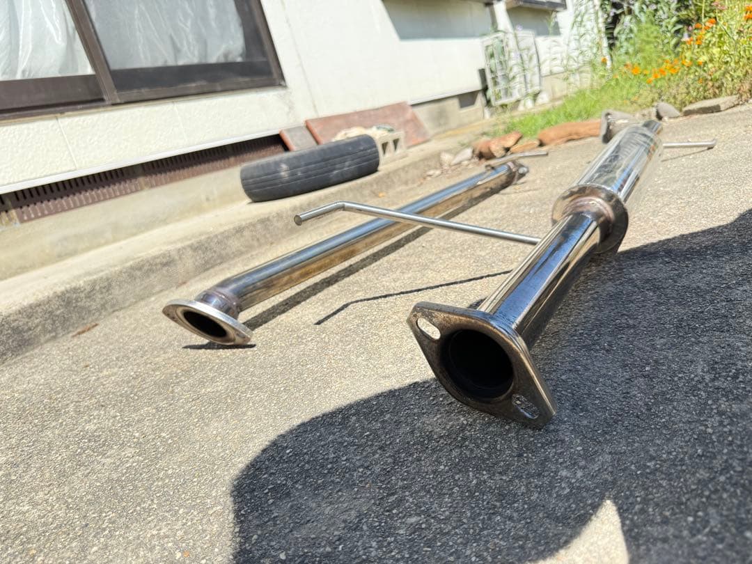 30アルファード 中間タイコ付マフラー 30ヴェルファイア 2WD