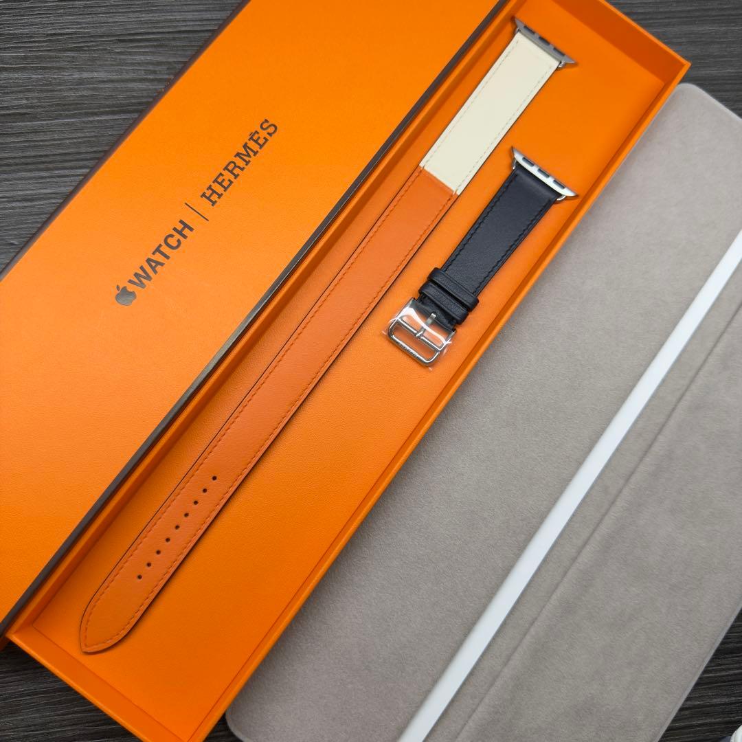3006 未使用　Apple Watch エルメス　オレンジ　クレ　インディゴ